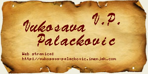 Vukosava Palačković vizit kartica